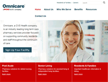 Tablet Screenshot of omnicare.com